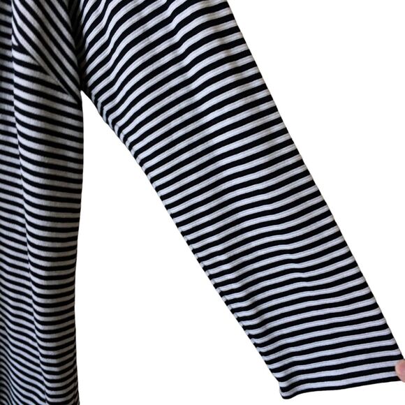 J. Jill Wearever Women's Tunic Sweater Knit Top Plus 3X Striped Stretch Dress - Picture 6 of 10